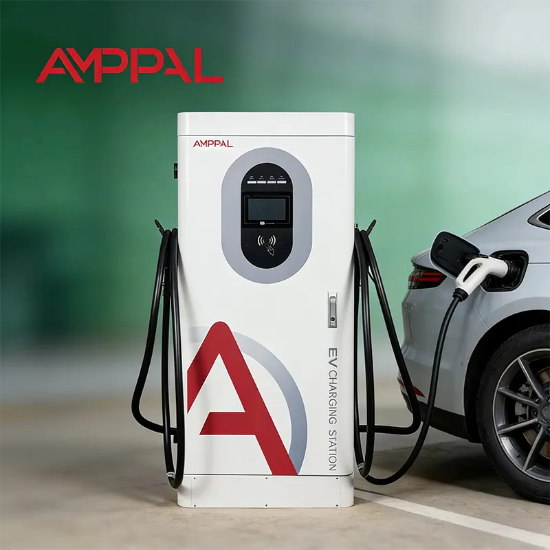 Charger Fast DC EV Comhtháite Ard-chumhachta 120kW le haghaidh Muirearú Highway