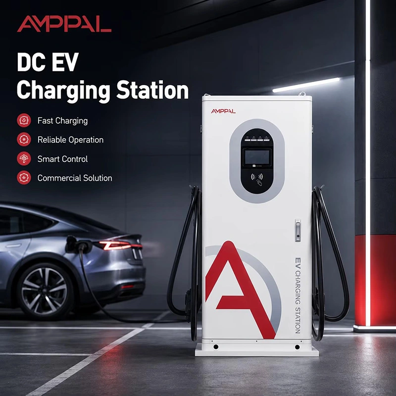 Stáisiún Luchtaithe Leictreachais DC Comhtháite 40kW do Pháirceáil Phoiblí