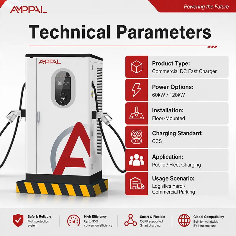 480kW Ultra-High-Power DC Fast EV Charger for High-Voltage Fleet Charging